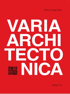 cover image of Varia Architectonica